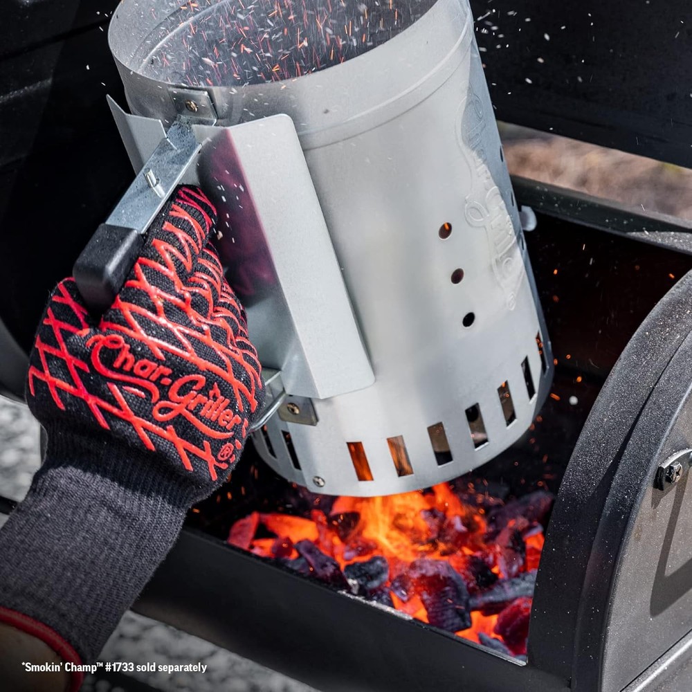 Char-Griller® Charcoal Grill Chimney Starter with Quick Original version