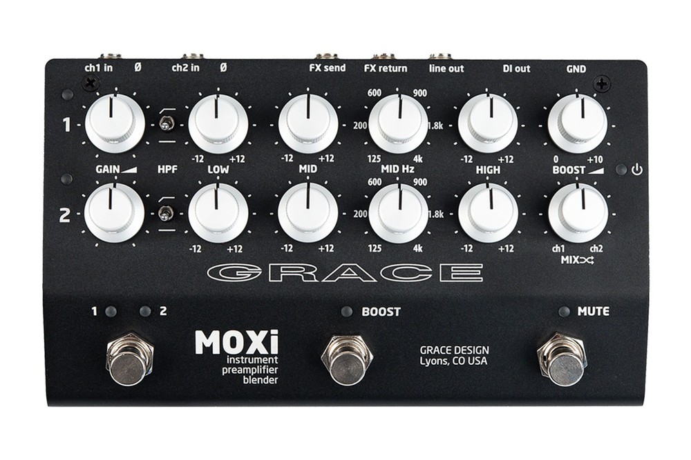 Grace Design MOXi | 2 Channel Instrument Preamp
