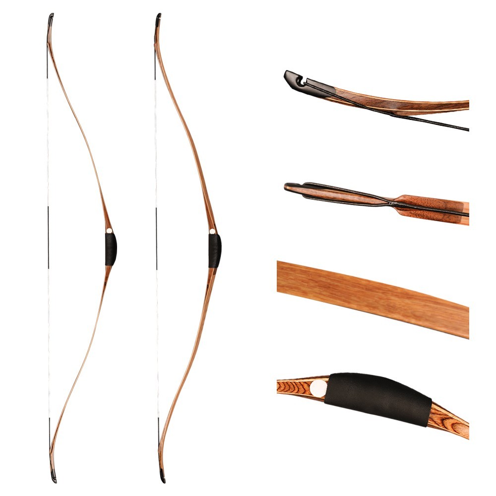 AF 60'' Handmade Oak Assyrian Babylon Long Bow for target 35lbs