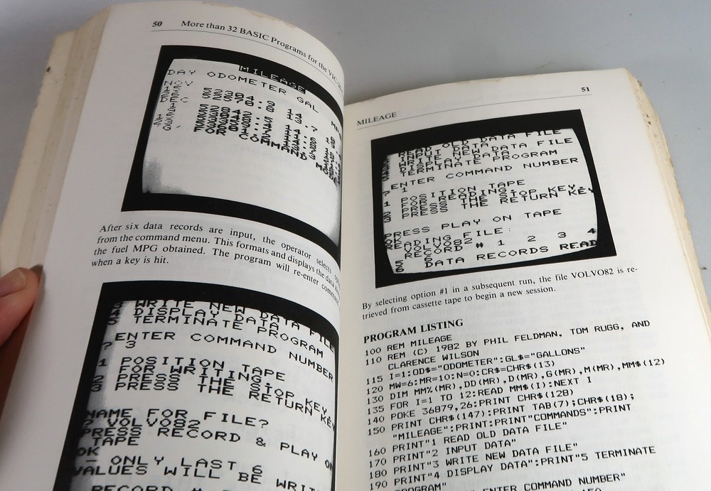 More Than 32 Basic Programs for VIC-20 1983 Computer Book Vintage