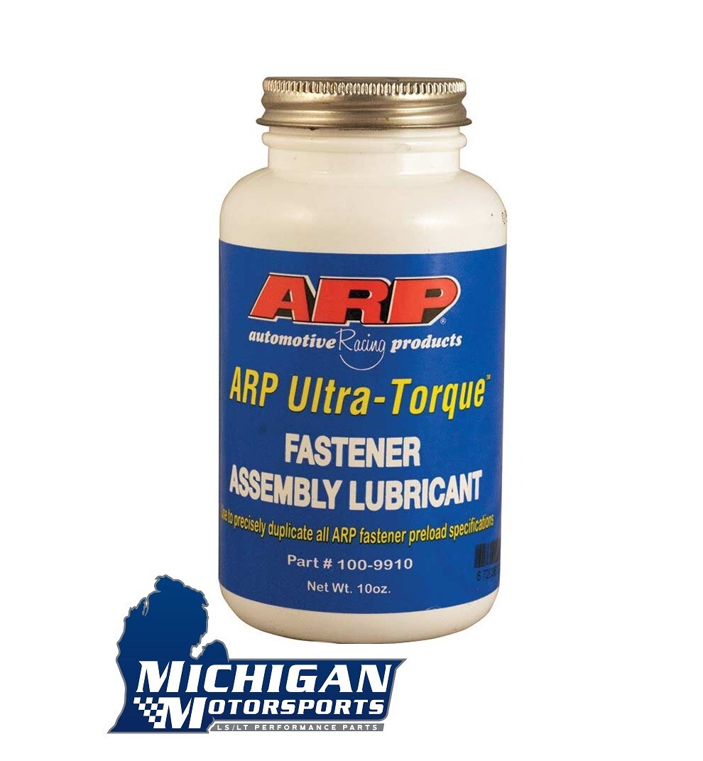 ARP 100-9910 Ultra Torque Fastener Assembly Lube 10oz 1/2 Pint Bottle with Brush