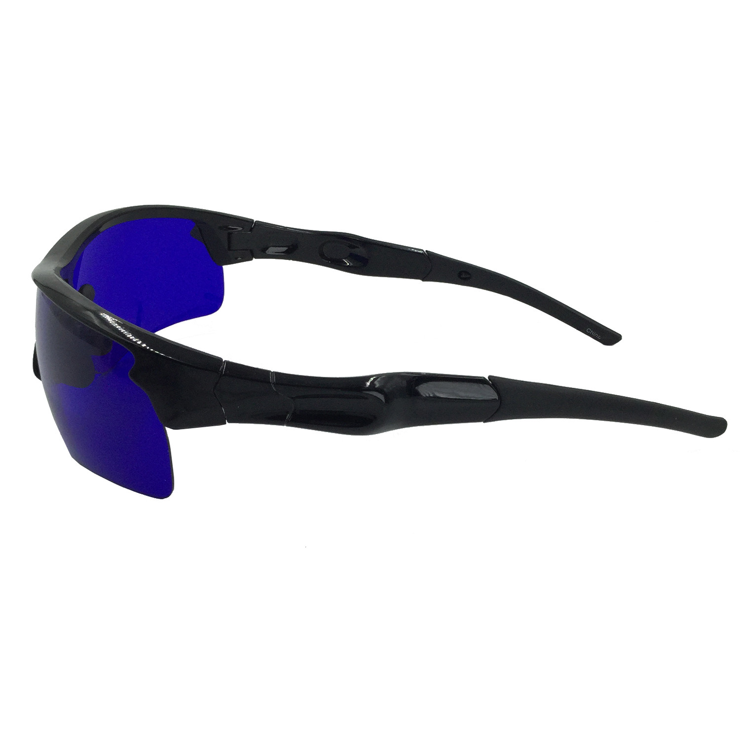 Golf Ball Finder Glasses Black Frame Sports Sunglasses True Blue Lens Locating