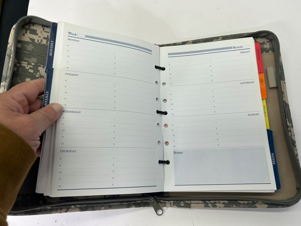 US Army Day Planner