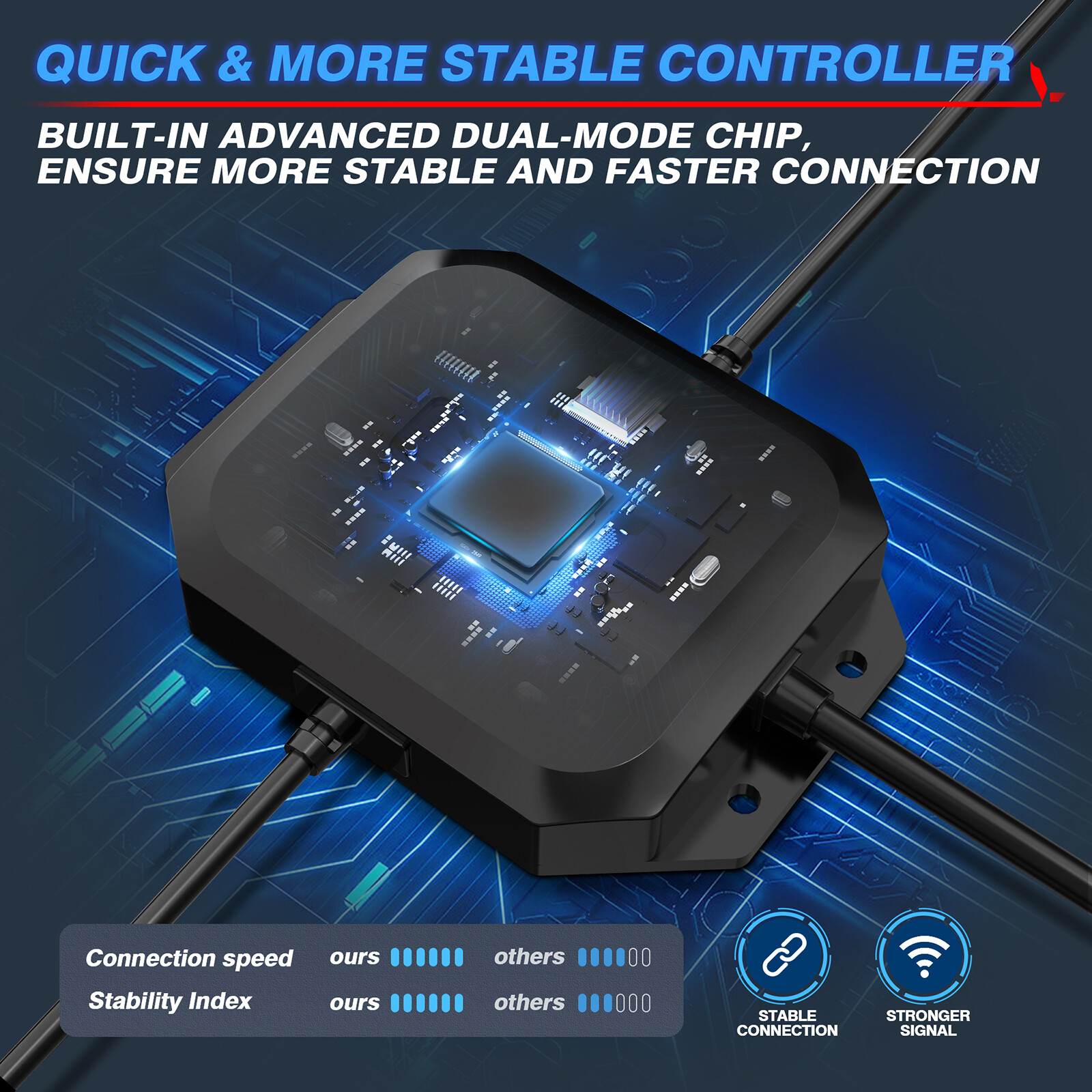 MICTUNING C2 Max RGB+IC LED Rock Lights, Upgrade 12 Pods Chasing Neon Lights Kit