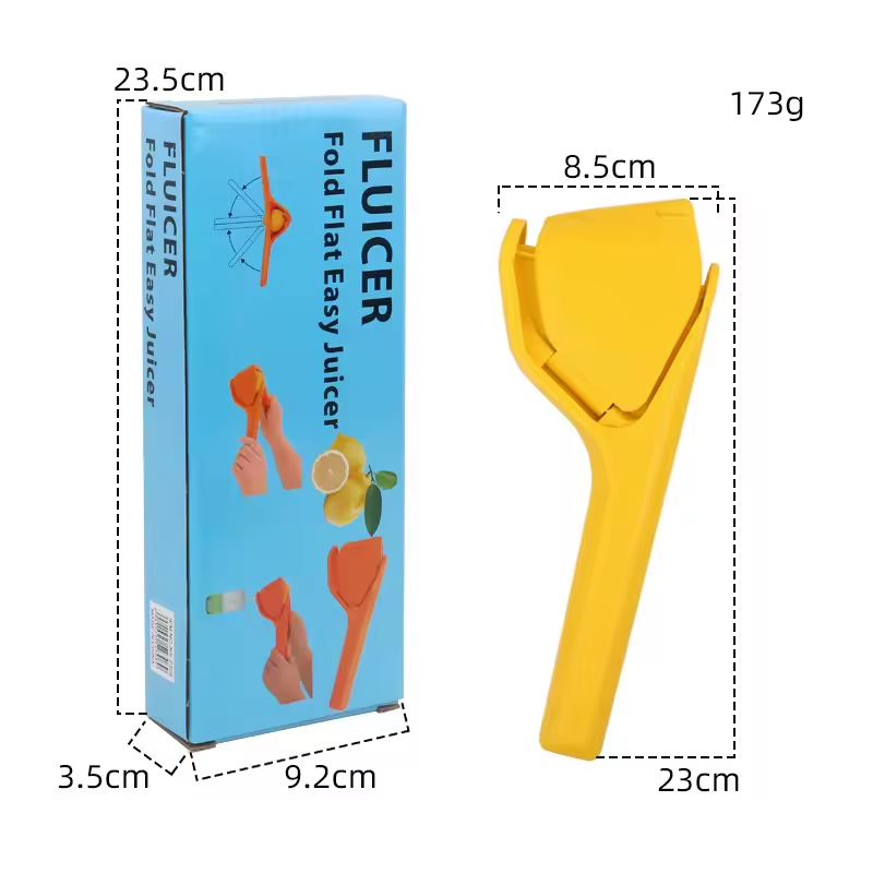 2-In-1 Lemon Lime Squeezer Hand Juicer Lemon Squeezer Max Extraction Manual