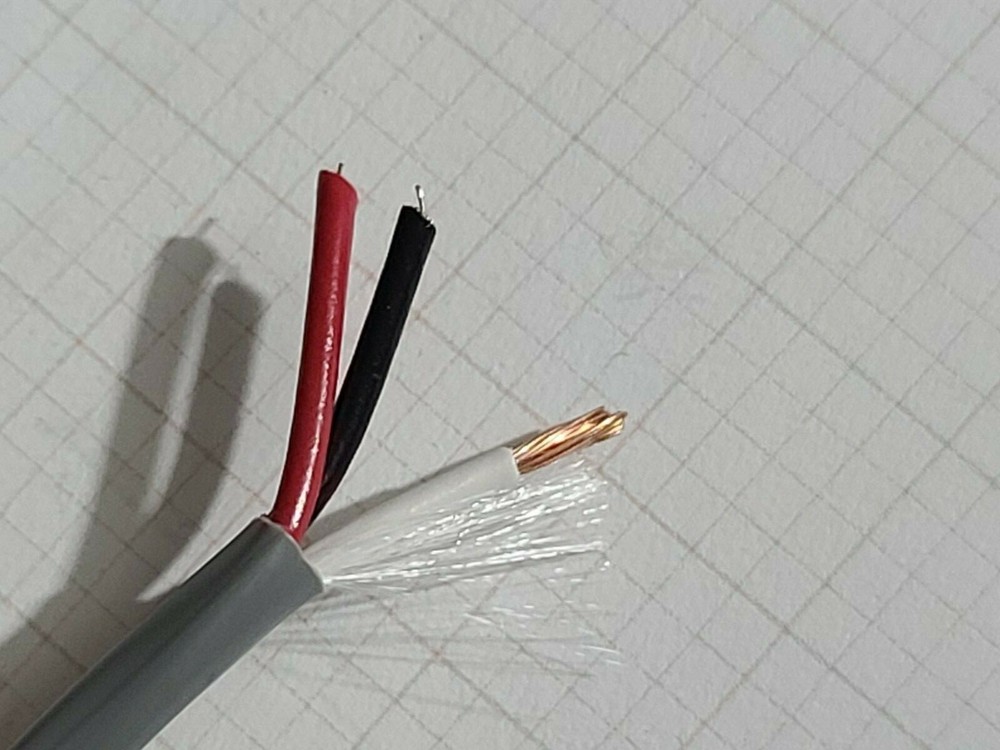 Advanced Digital 11603R 16/3C Stranded Riser Security/Alarm Cable Gray /100ft