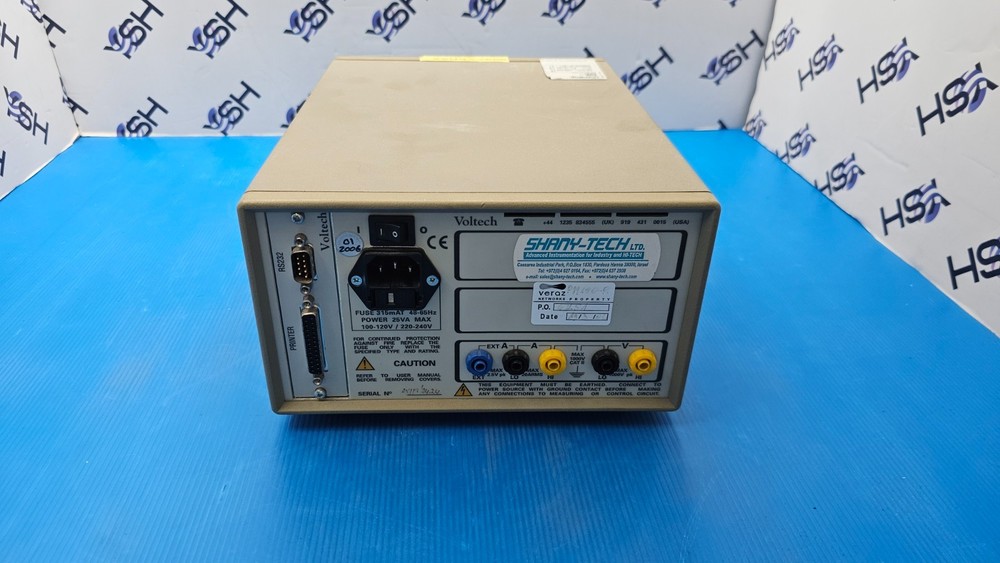 Voltech PM100 Single Phase Power Analyzer.