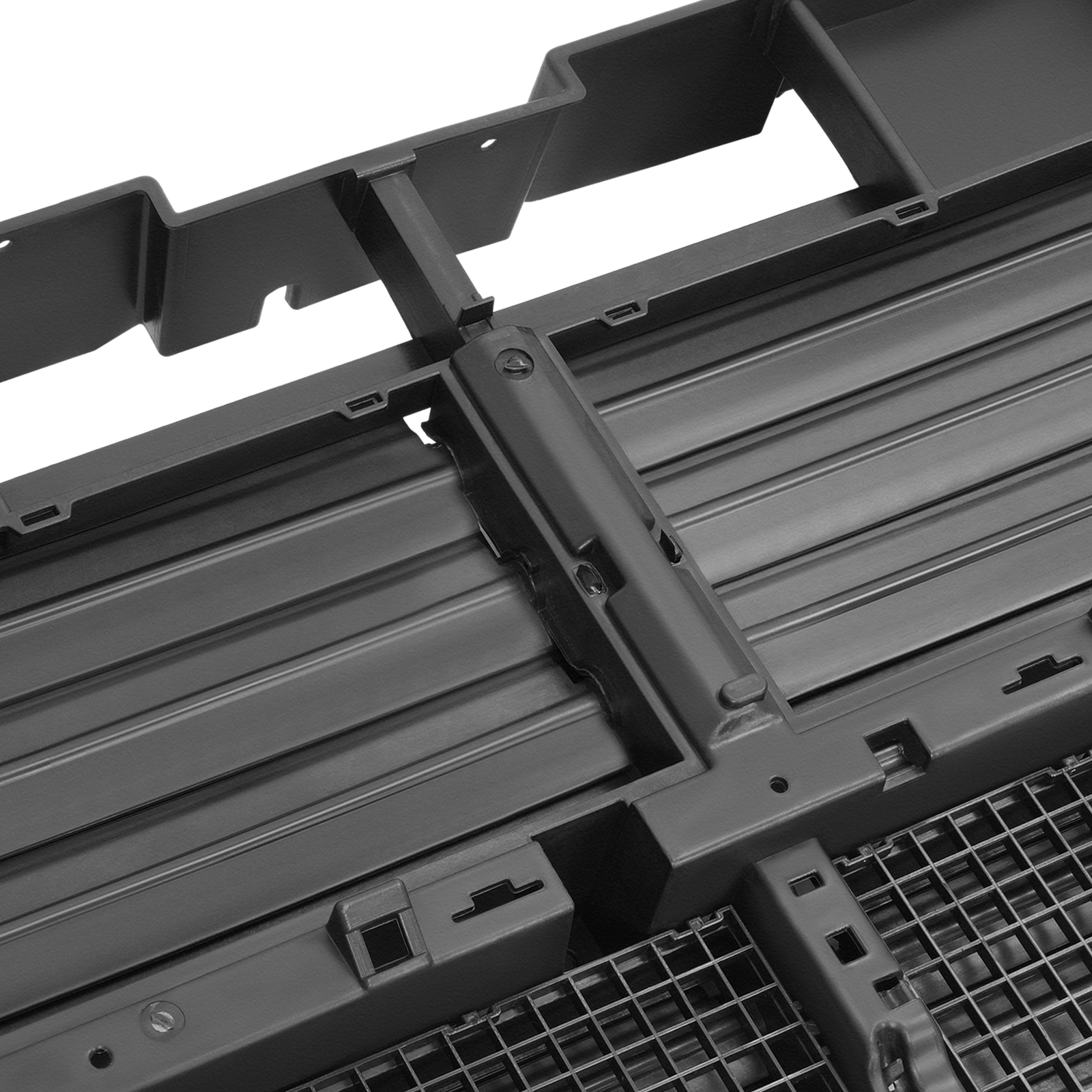 Front Bumper Grille Shutter W/O Motor Fits 15-22 Chevrolet Colorado GMC Canyon