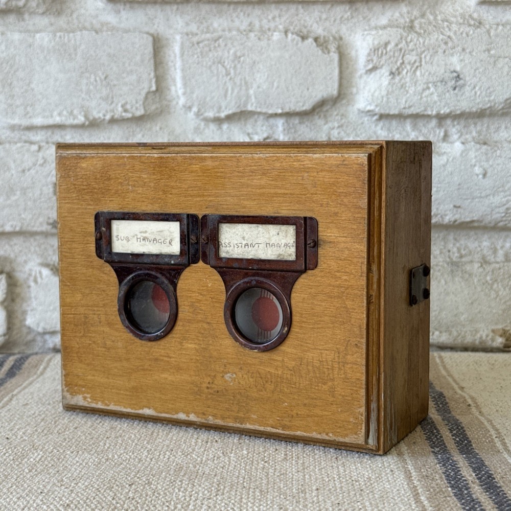 Vintage Shop Indicator Servant Call Box Bell
