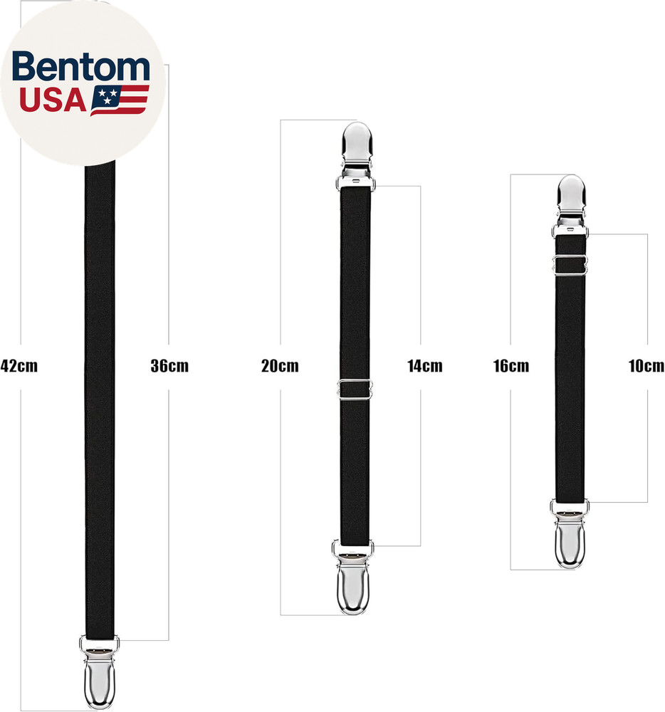 12 Pcs Bed Sheet Clips Straps Sheet Corner Straps Holder Adjustable Mattress Cli