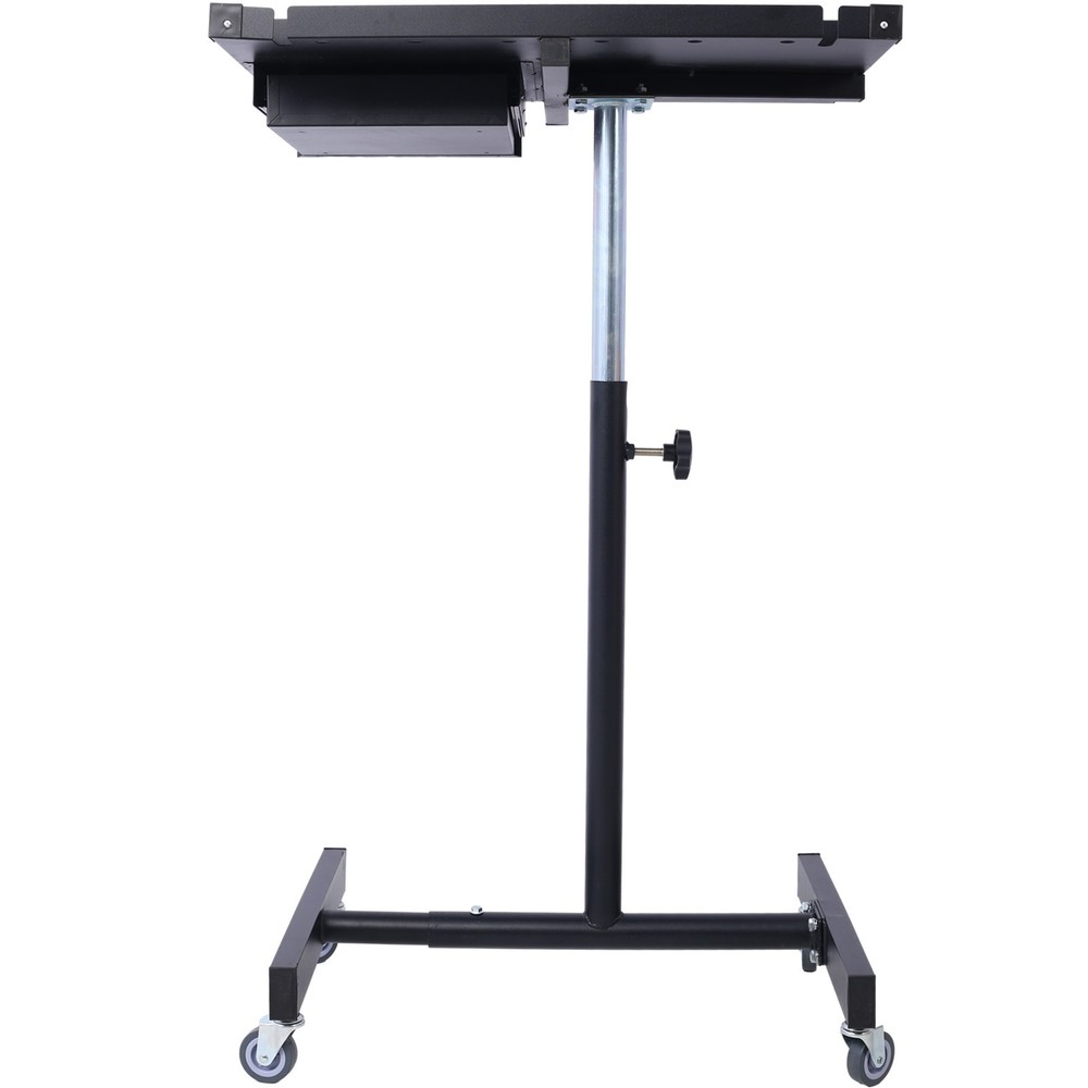 Heavy Duty Adjustable Work Table with Drawer, 220 lb Capacity, Portable