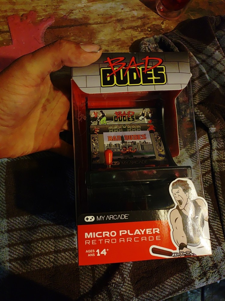 Bad Dudes Micro Arcade Sealed Good Condition
