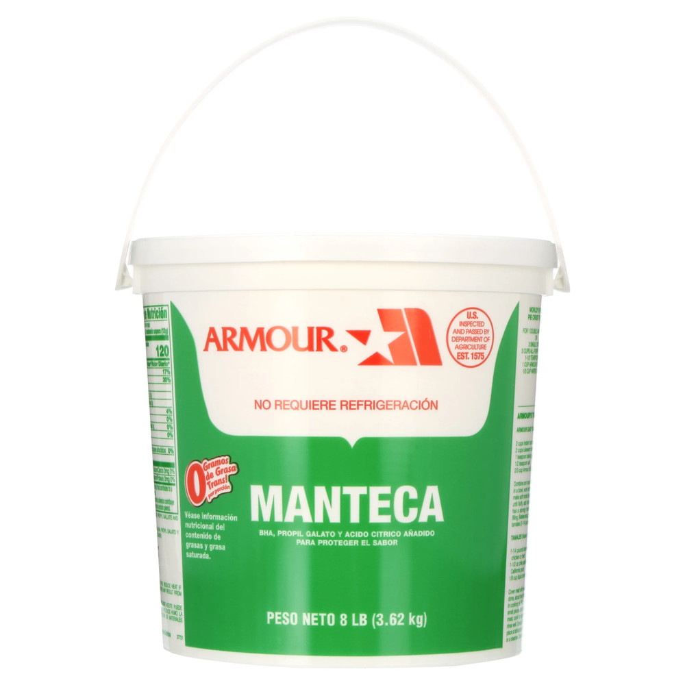 Armour Lard, 8 lb. Pail