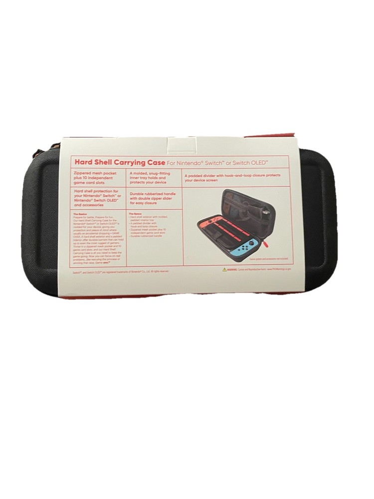 ONN Hard Shell Nintendo Switch Carry Cases New Free S/H