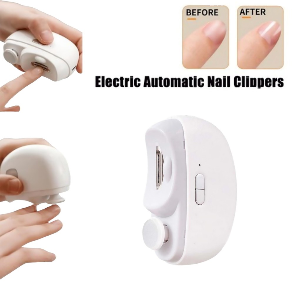 Automatic Electric Nail Clipper Trimmer Maintenance Kit With Cleaning Tools