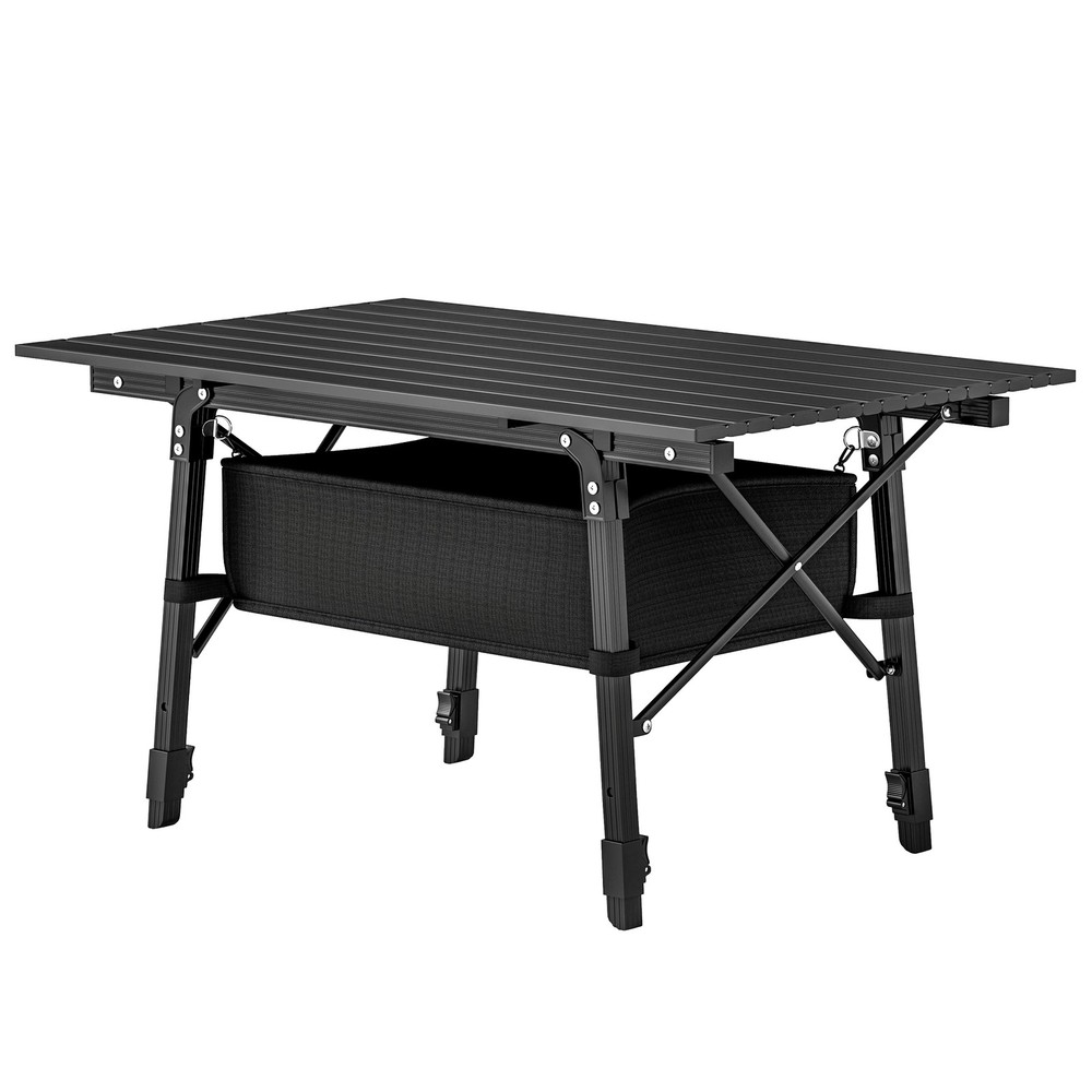 3ft Aluminum Small Folding Table, Portable Camping Table with Storage Bag
