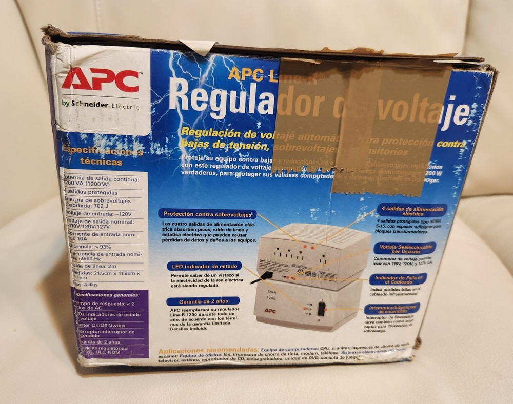 APC Line-R 1200VA Automatic Voltage Regulator IN BOX