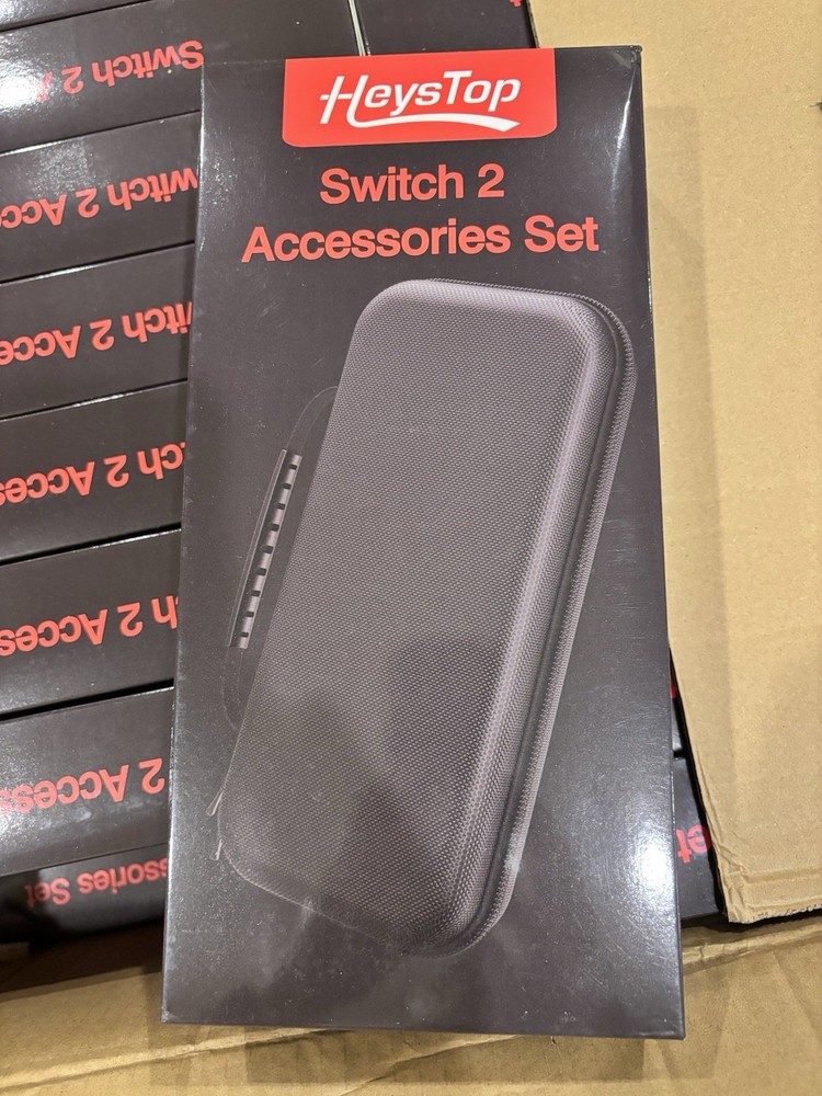 HeysTop Switch 2 Accessories Set Carrying Bag, Case, Screen Protector, Grips
