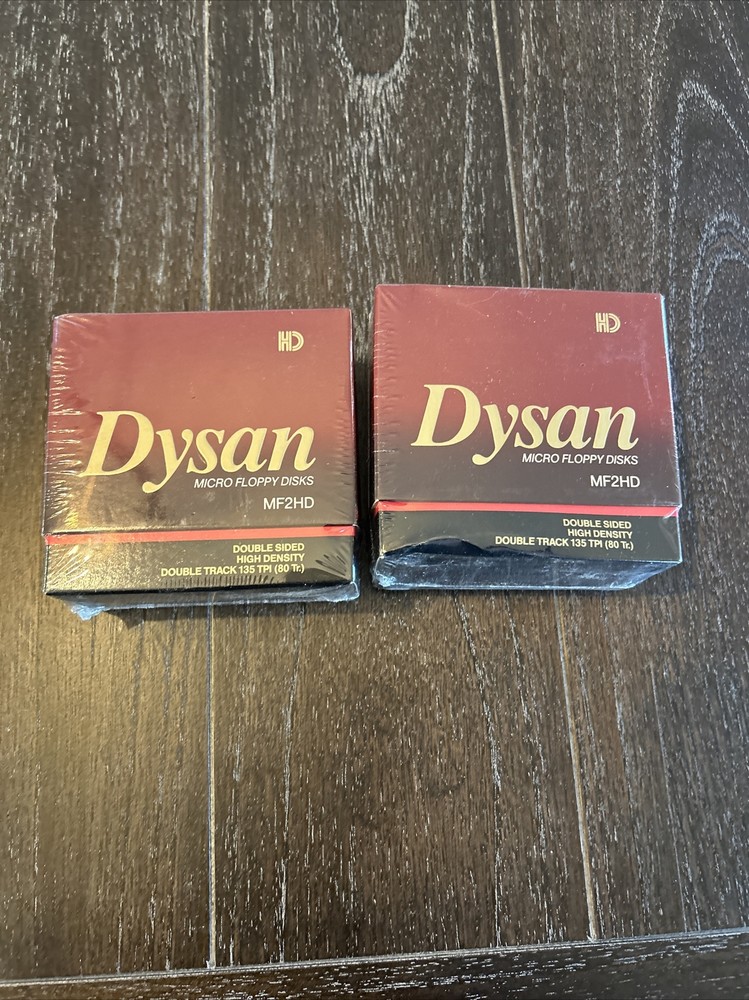 Lot 2 10 pack Dysan MF2HD Double Sided High Density Computer Floppy discs