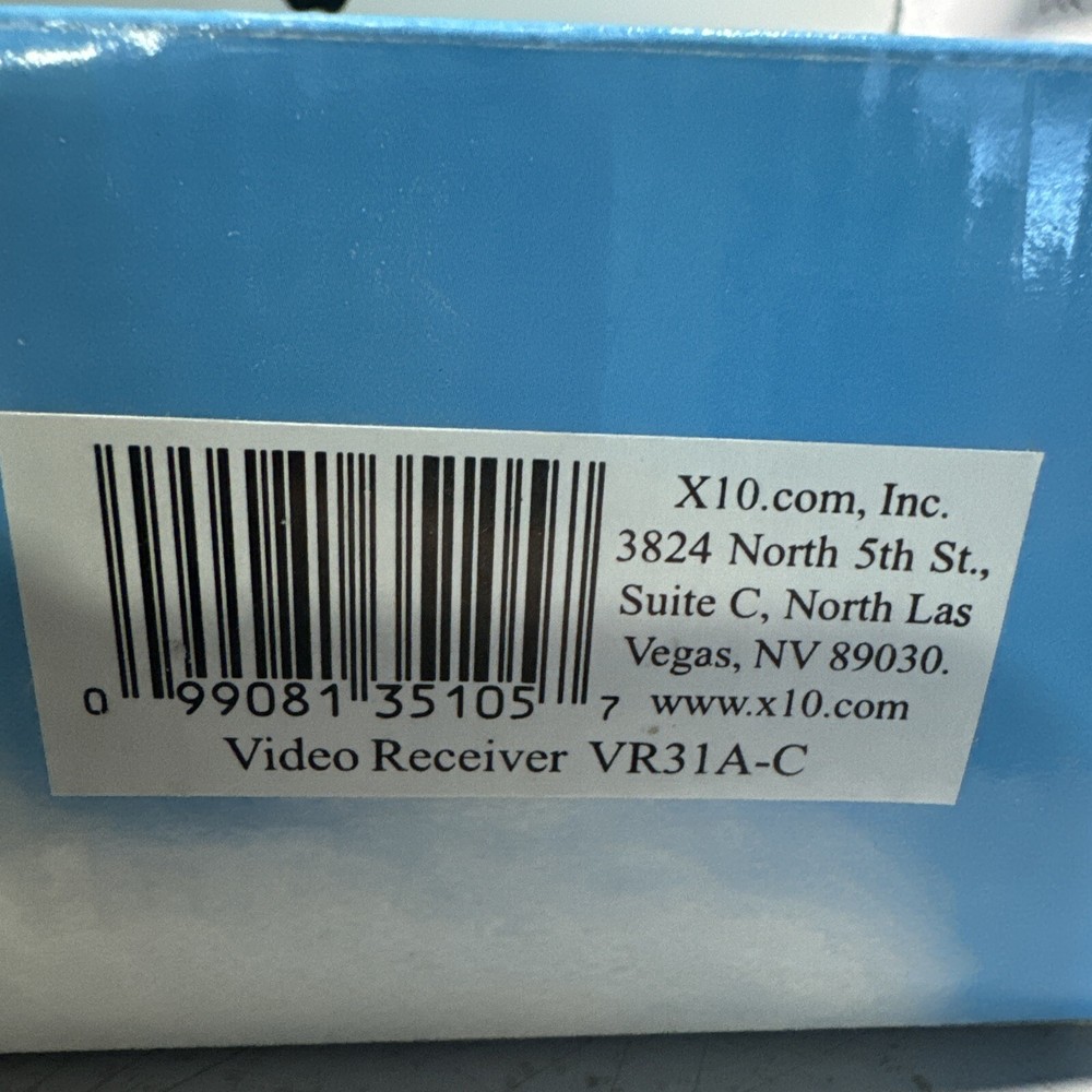 X-10 Video Receiver VR31A-C - NEW