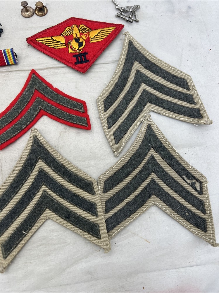 WW2 US 3rd Marine Air Wing VMF Dog Tag Grouping ID’d With Research (KB