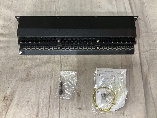 Exelis 168160-1 - 48 Port Patch Panel