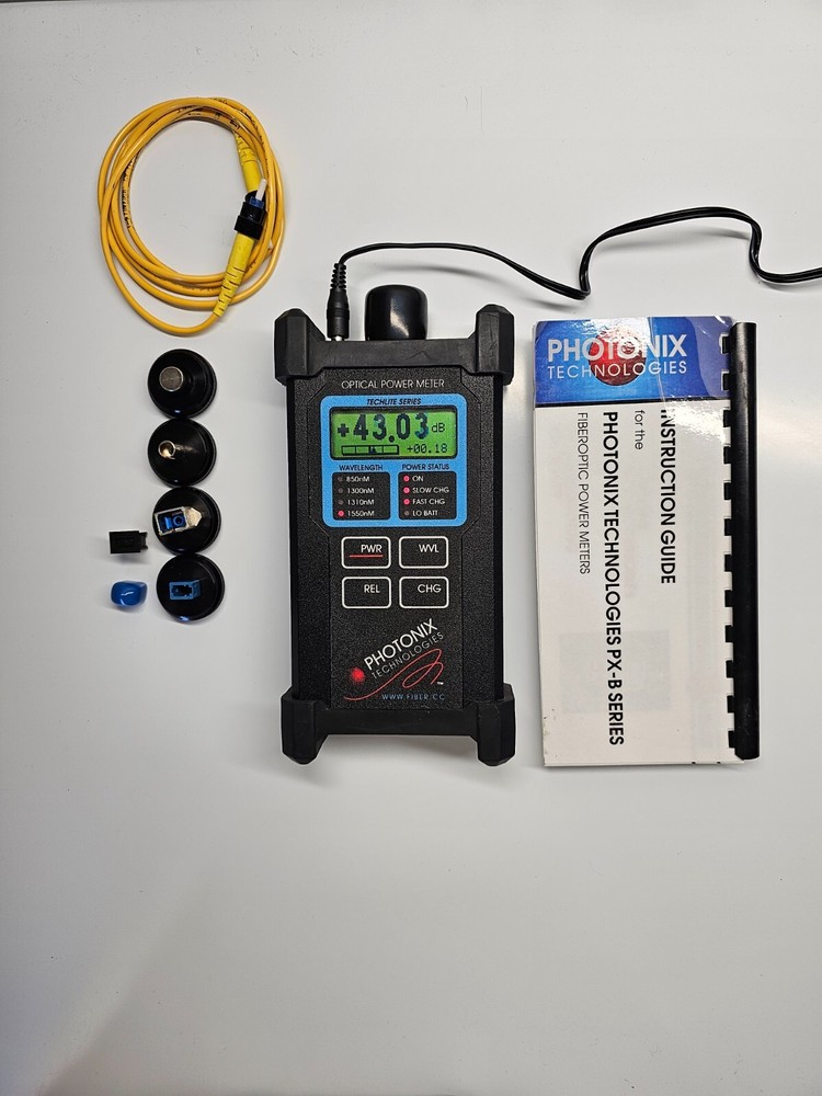 Photonix Technologies PX B220 optical power meter. Fiber Optic Testing