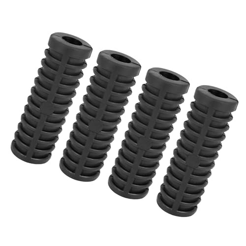 Universal Kick Start Lever Rubber, Rubber, Black, 4 Pc