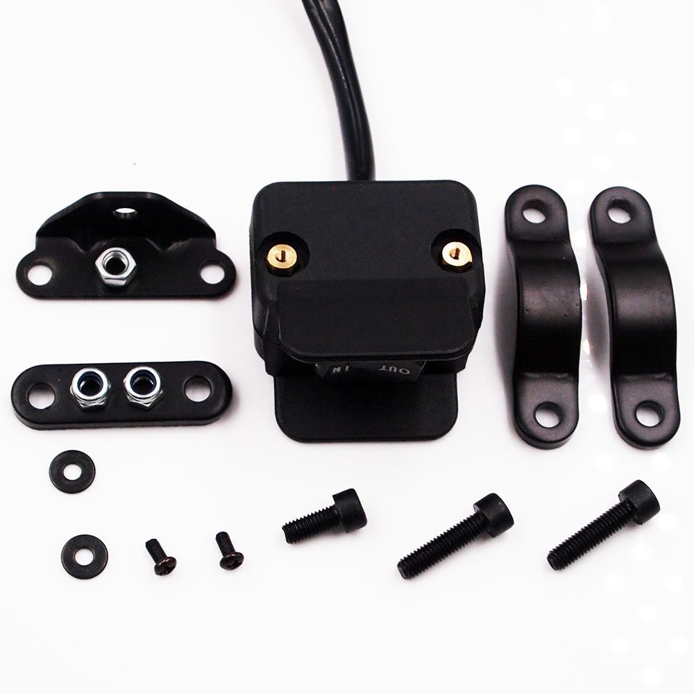 Anxingo ATV Winch Switch Handlebar Control Mini Rocker - All Black