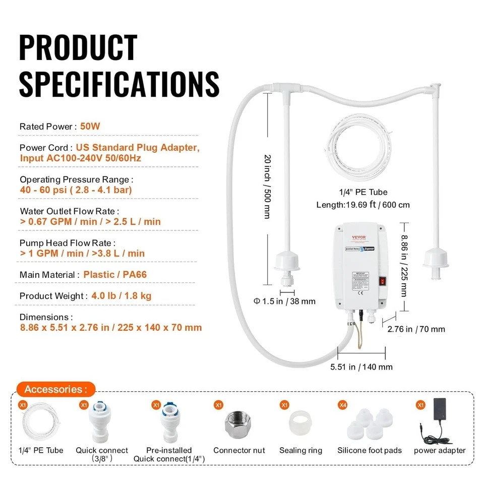 Bottled Water Dispenser Pump System, 2x5 Gallon Dispensing System, Automatic ...
