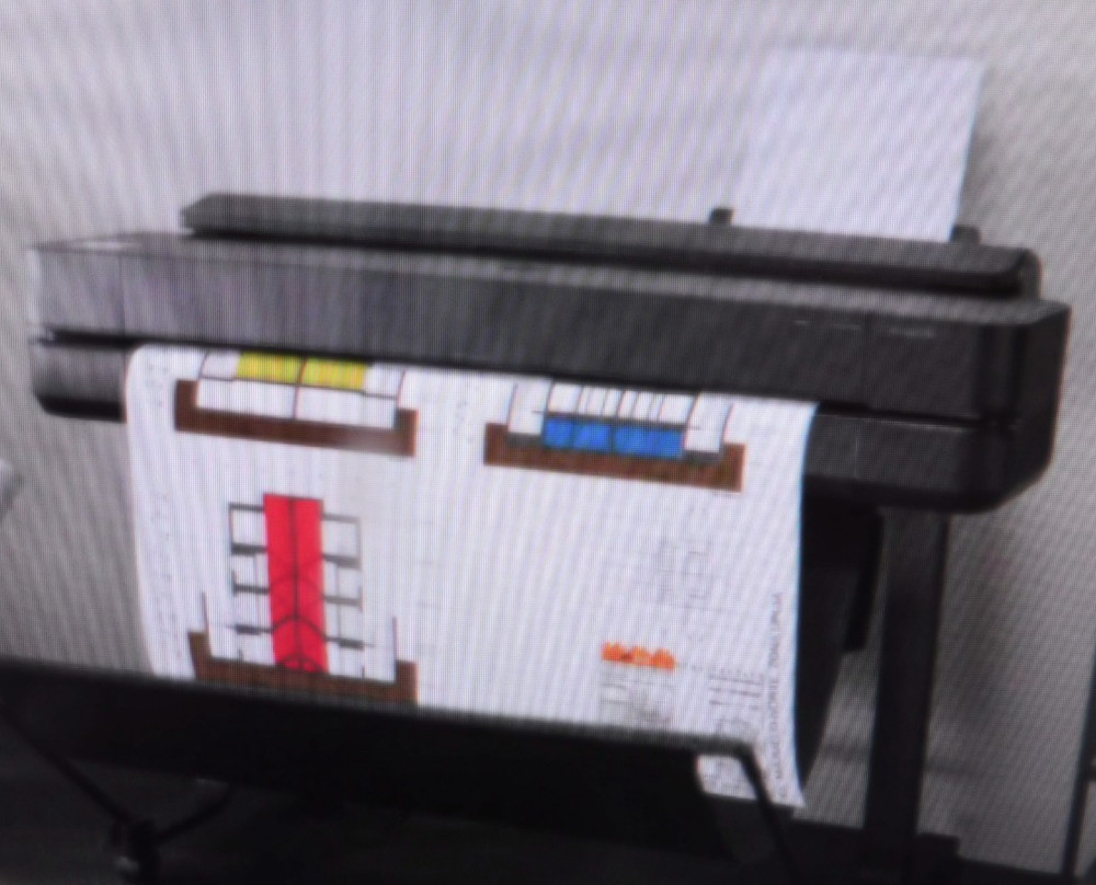 HP DesignJet T650 24" Large-Format Wireless Plotter Printer -5HBO8H