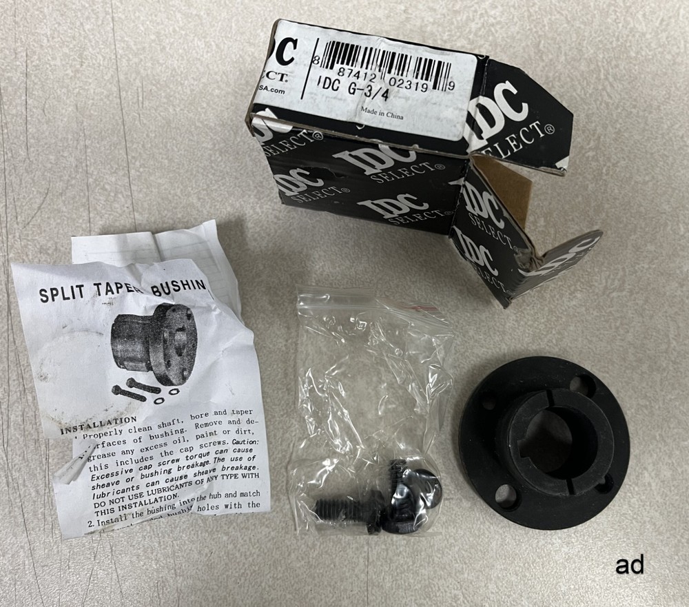 IDC Select IDC G-3/4 Split Taper Bushing
