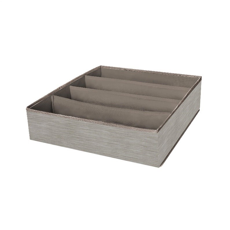 Storage Box Domoletti, Sand, 30 X 30 X 10 Cm