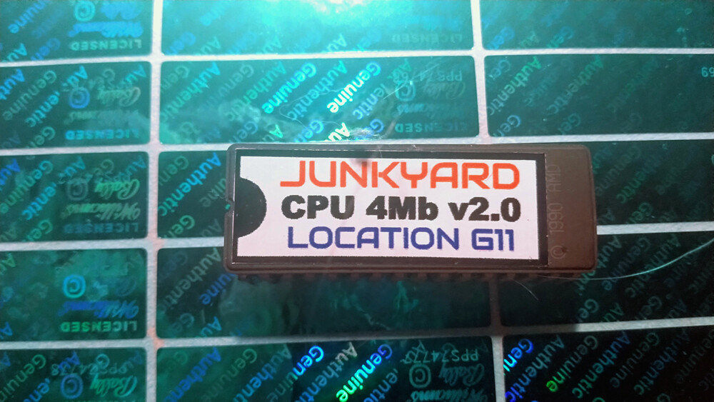 Williams Junkyard Pinball Machine All New CODE v2.0 WPC EPROM ROM