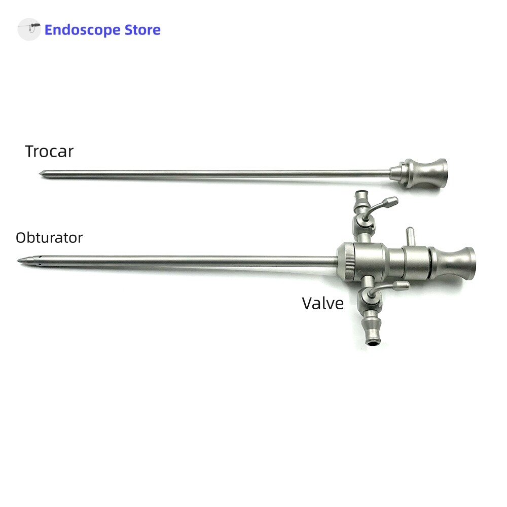 Arthroscope Endoscope and Sheath Obturator Trocar Elbow Knee Examination Surgery