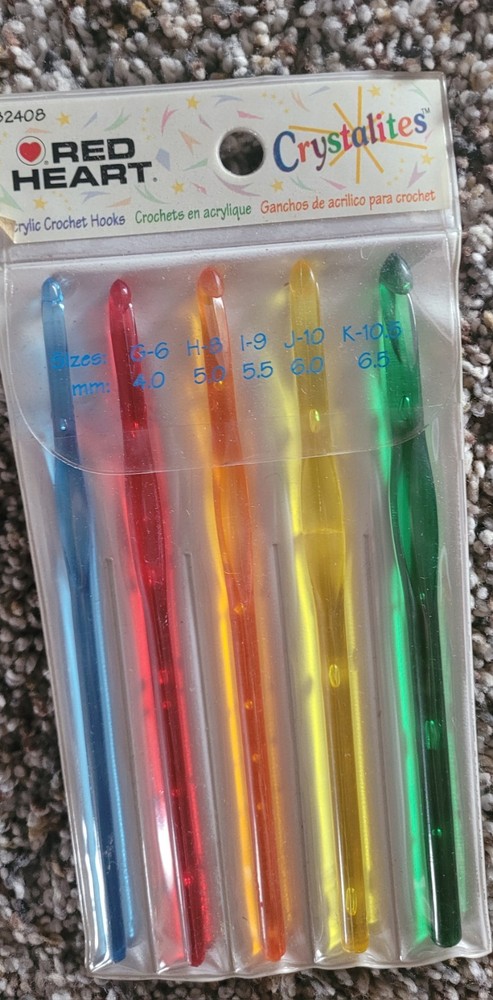 Set Of 2 (11 Total) Crochet Hooks