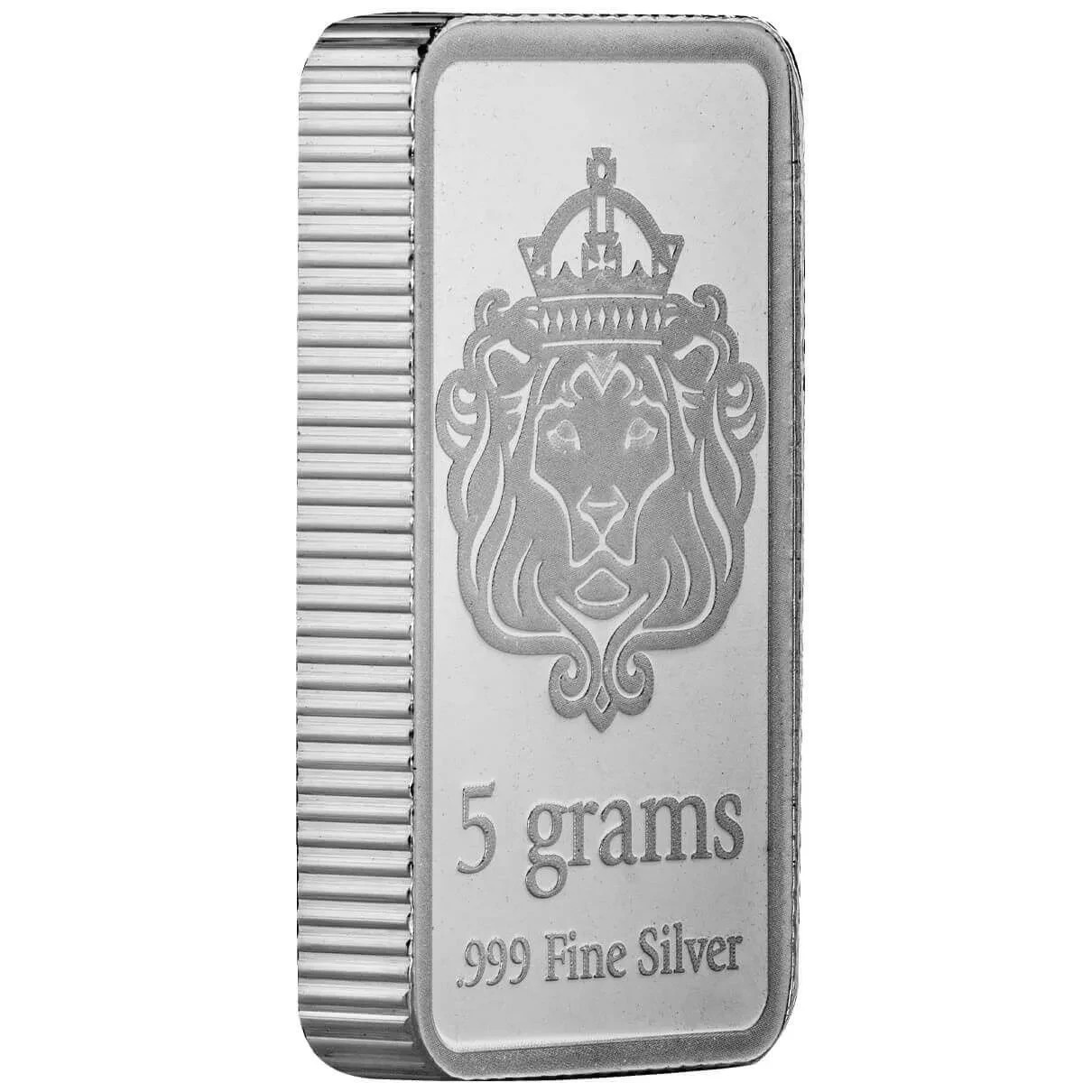 5 gram .999 Fine Silver Bar - Scottsdale Mint - Lion - 5g - IN STOCK!!