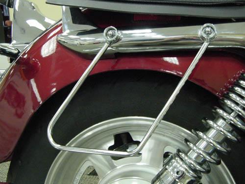 Universal Saddle Bag Brackets Motorcyle Cruiser Harley HD