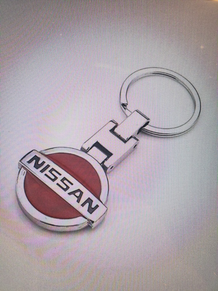 VERSA  fits     Badge Emblem Keychain Key DOUBLE SIDE Ring USA Seller