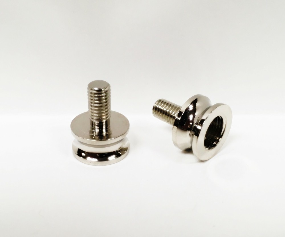 LAMP FINIAL ADAPTER**POLISHED CHROME**Solid Brass(1-PC.)