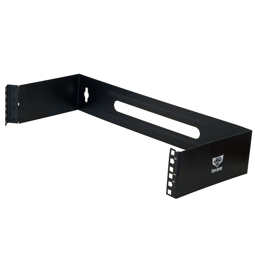 2U 2RU Hinged Patch Panel Wall Mount *USA Seller* Includes square nut, screws