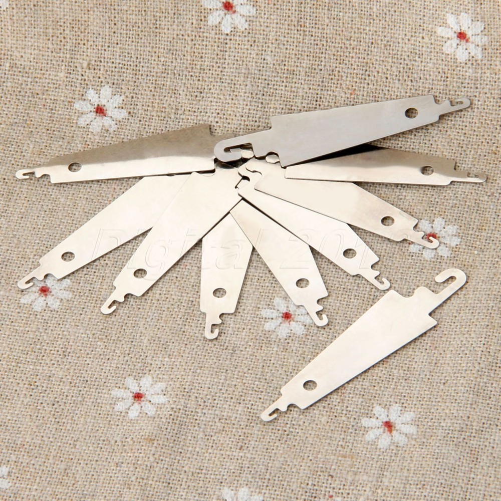 10pcs Needles-threading Threader Hook Needle DIY Sewing Cross Stitch Hand Craft