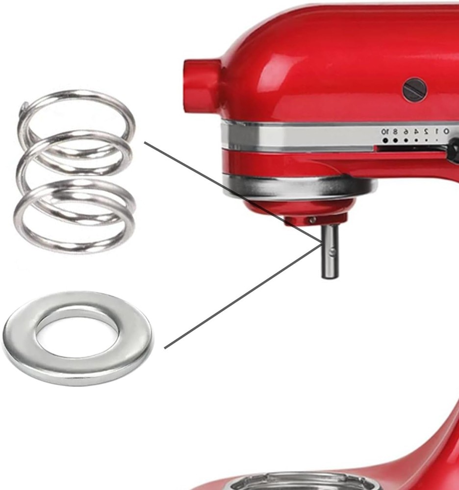 Spring and Washer For Kitchenaid Mixer Parts Replacement