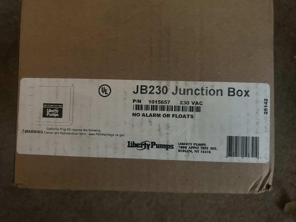 Liberty JB230 Pump Station Junction Box