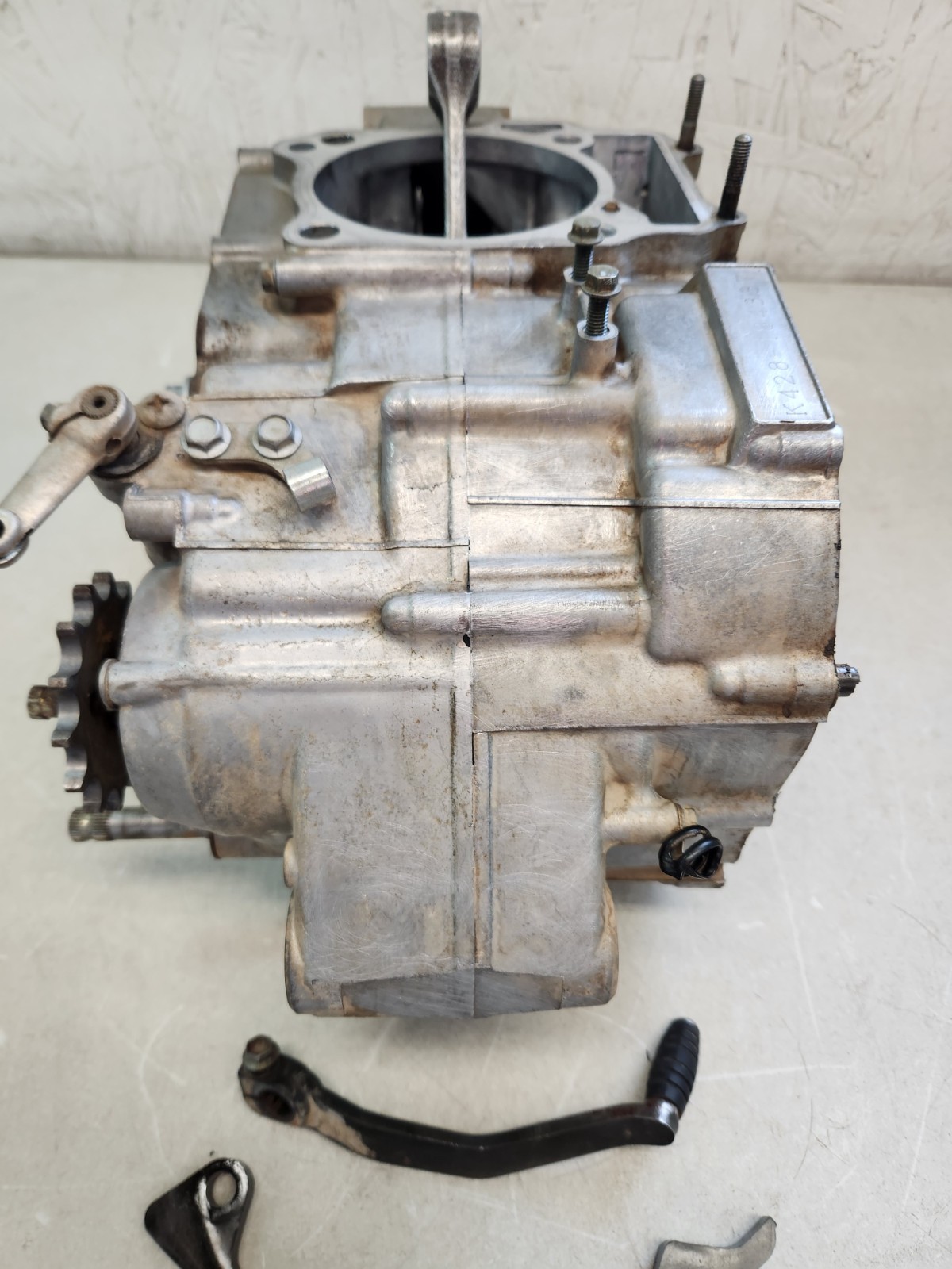 03-08 LTZ400 ltz KFX DVX 400 engine motor bottom end crank case transmission