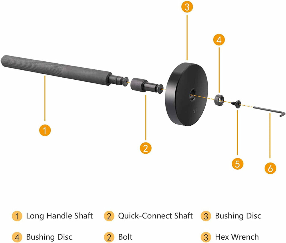 52 in 1 Custom Bushing Driver Set - Bundle with - 14Pcs Bearing Separator Puller