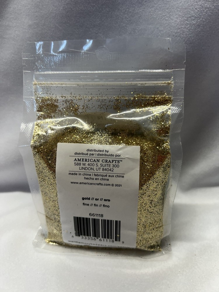 We R Memory Keepers Spin It Fine Glitter 10oz Gold