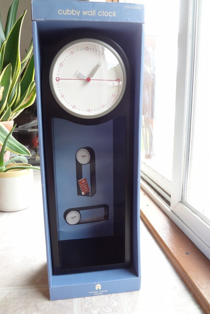 Michael Graves Cubby Wall Clock
