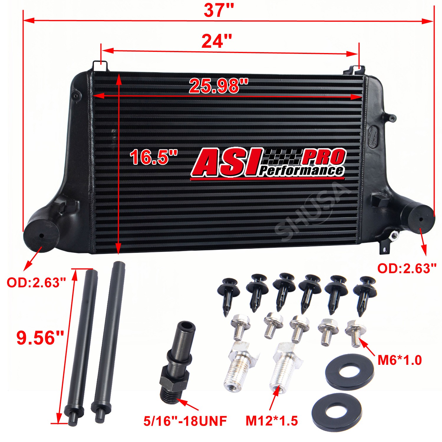 Upgarde Front Mount Turbo Intercooler fit 2020-2023 Ford Explorer ST 3.0L V6