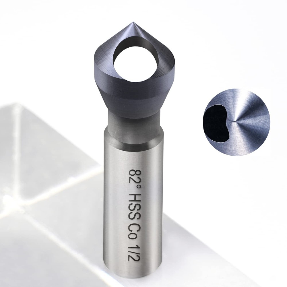 amoolo Single End Countersink Bit, Cobalt Steel Drill Bit with...